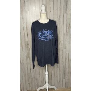 NWT‎ Columbia Men's XL Gray Long Sleeve Graphic T-Shirt Outdoor Casual